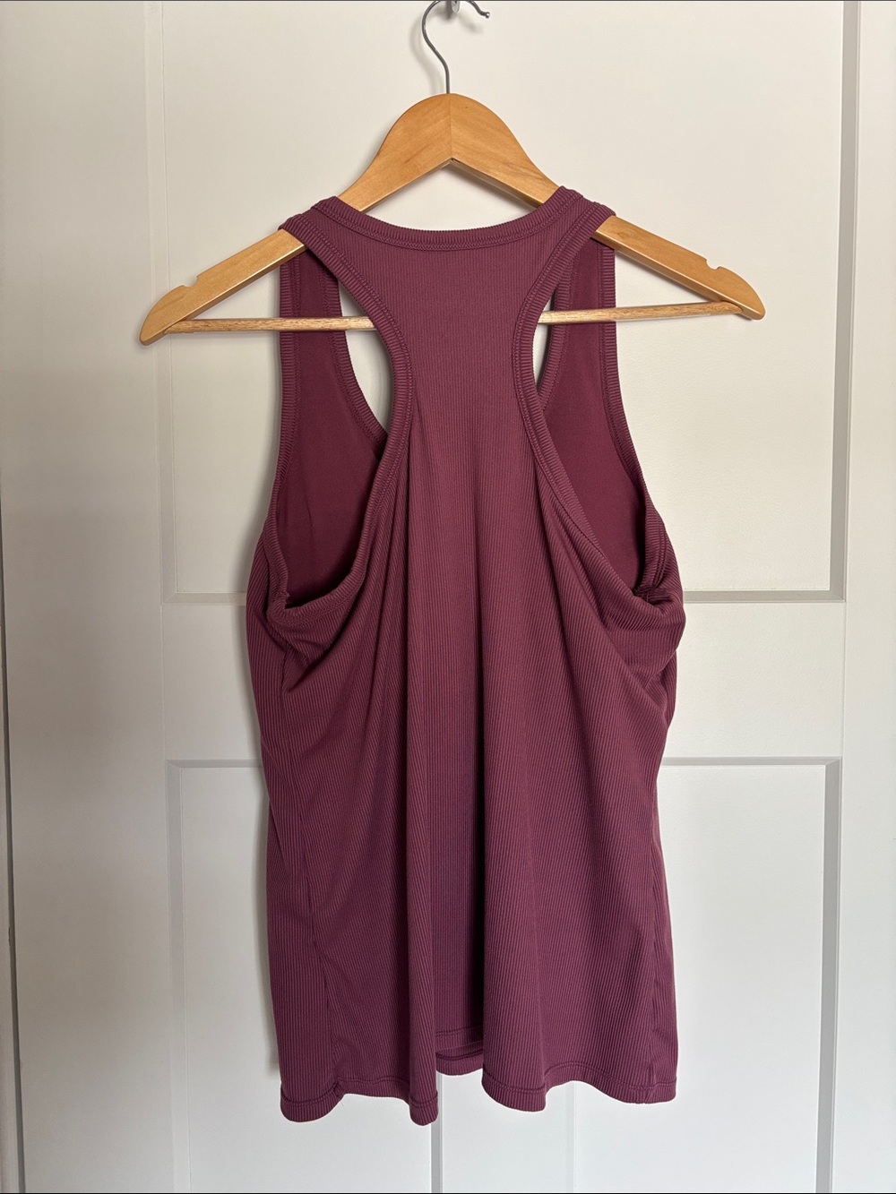 32 Degrees Ribbed Plum Racerback Tank Top - Picture 3 of 4